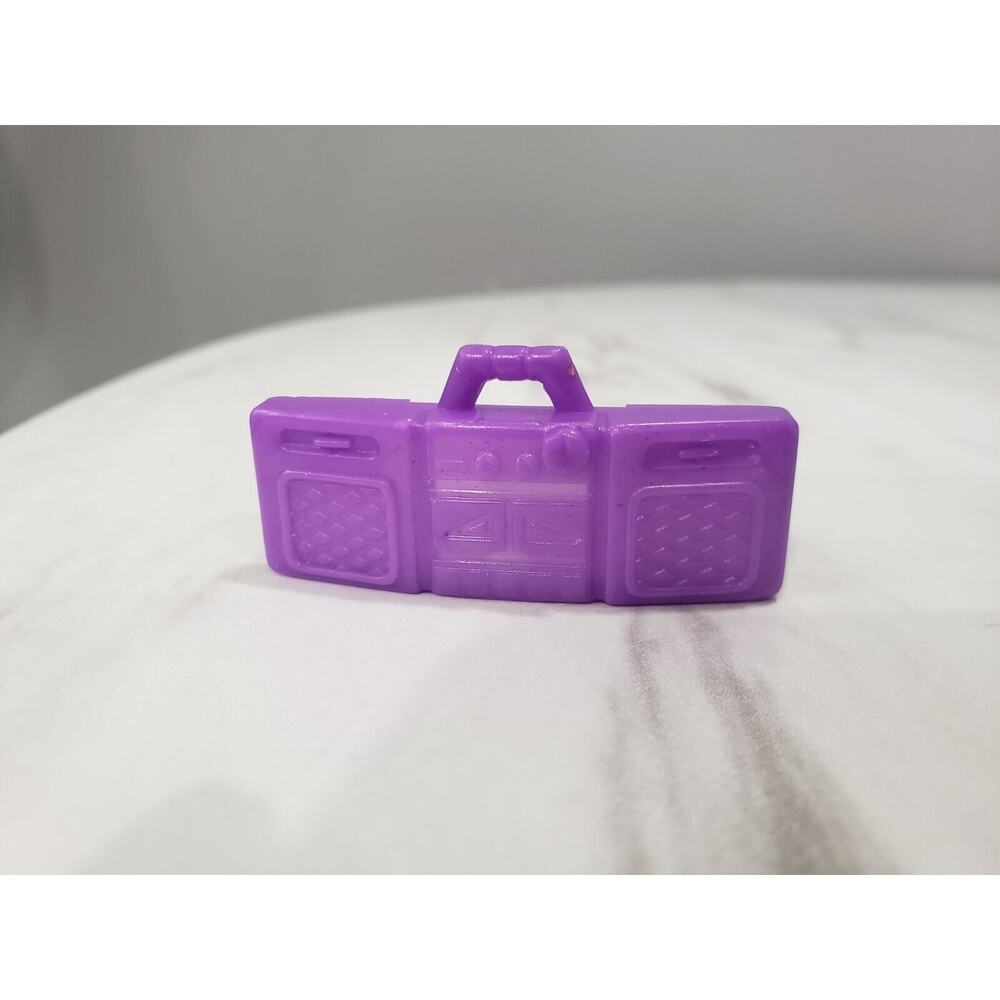 Barbie Purple Boombox Accessory Radio‎ Vintage Hip Hop 90s Vintage Retro Doll
